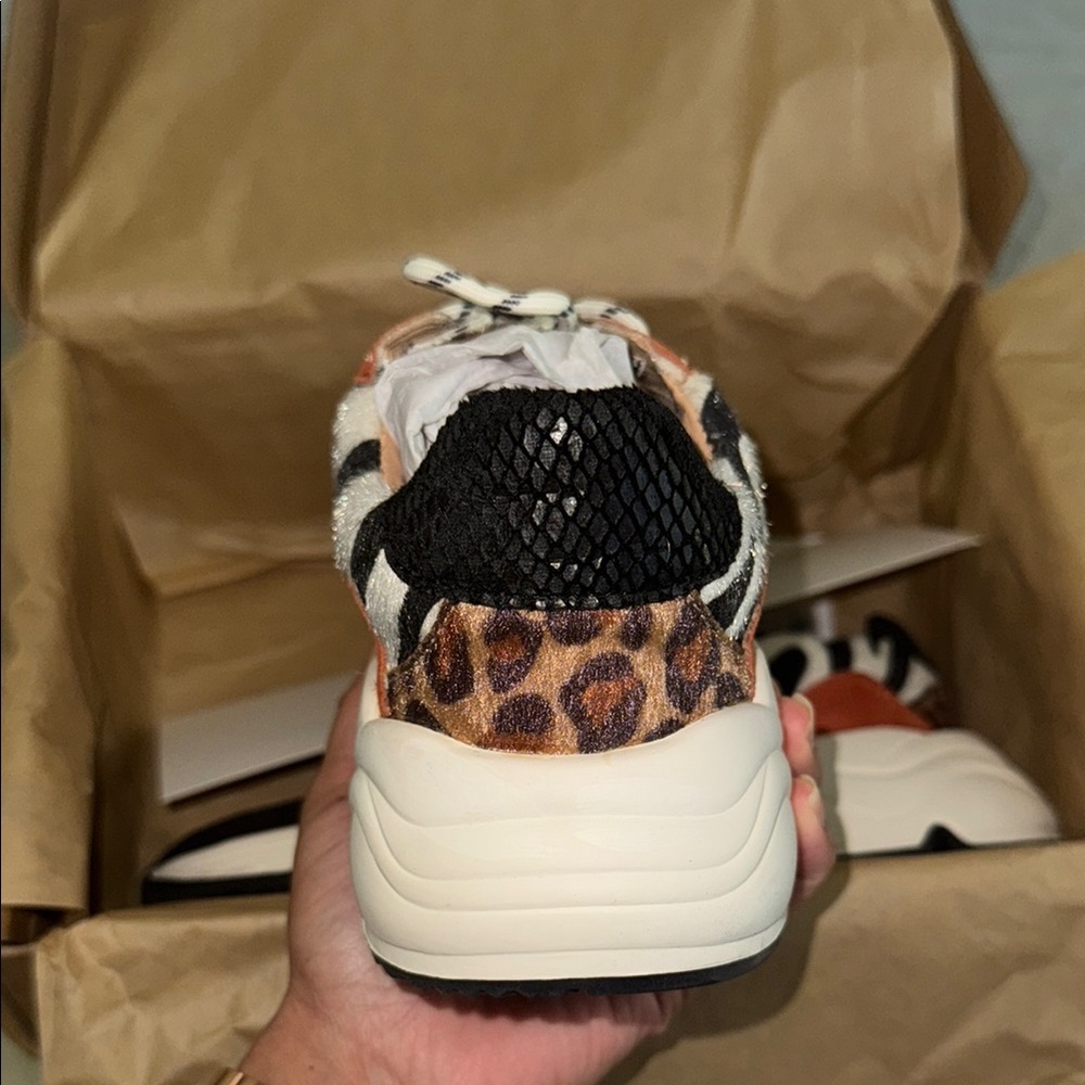Oasis Society Animal Print Chunky Sneakers - Picture 8 of 11